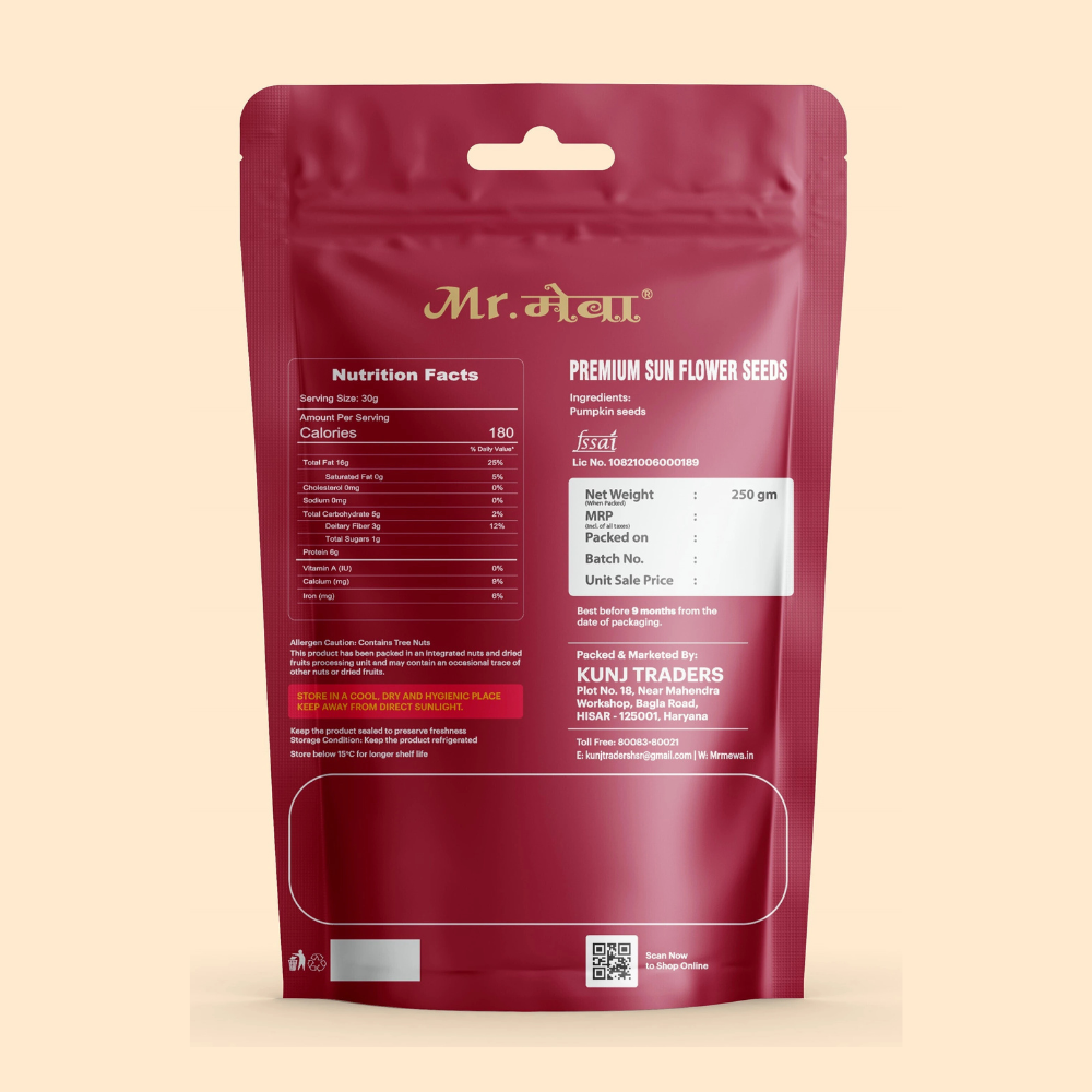 premium sunflower seeds 250g — protein rich super snack premium sunflower seeds 250g — protein rich super snack